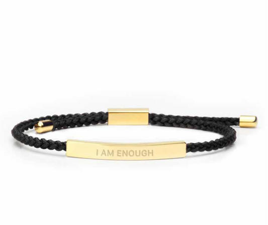 I Am Enough - 18K Gold Bracelet